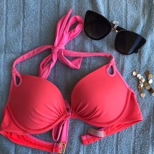 Victoria Secret Swimsuit Top - Pink Bikini 34B